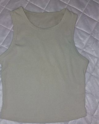 Conjunto canchal y tirantes beige