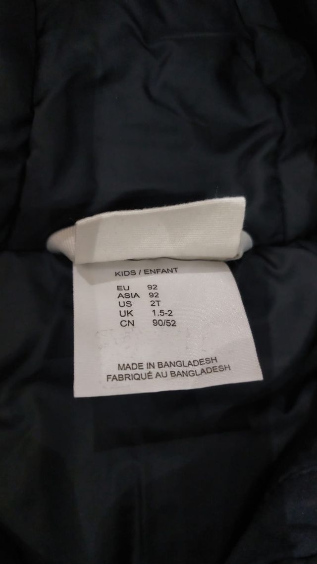 Abrigo infantil Jack Wolfskin talla 92