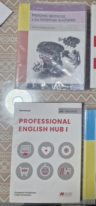 Libros automocion motores y libro de ingles
