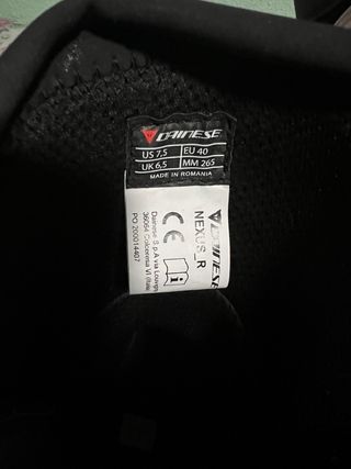 Botas Dainese Racing Negras y Blancas