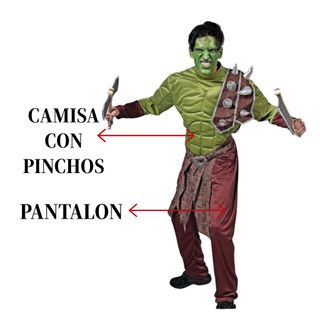 Disfraz Orco Señor Anillos Adulto Talla Única S/M
