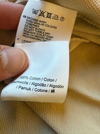 Polo Fred Perry Manga Larga Beige