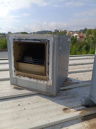 Caja extractora de humos