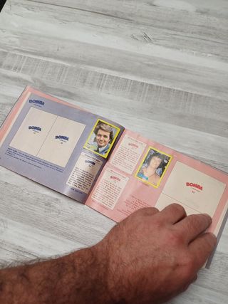 ALBUM CROMOS DE LOS FAMOSOS, BOMBA,1980