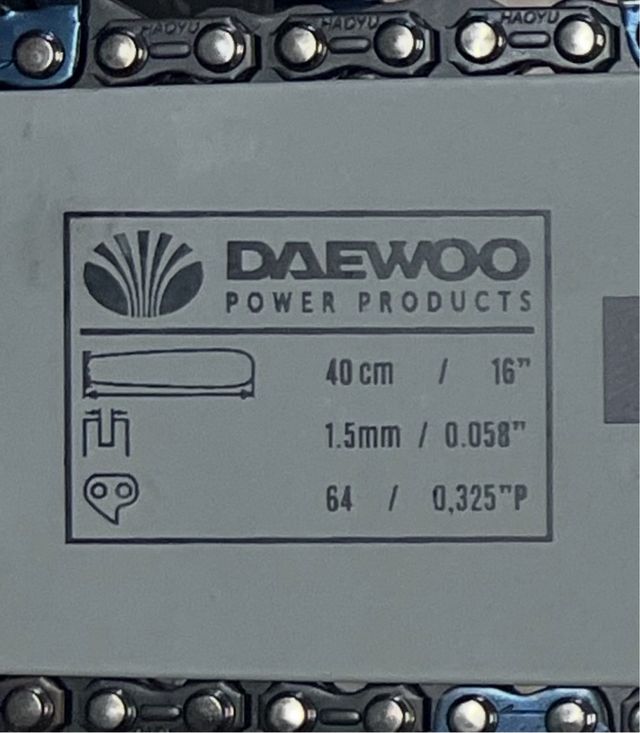 Motosierra Daewoo DACS4516 45cc 1.7KW