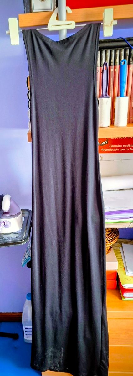 Abito tubolare senza maniche Pull&Bear nero