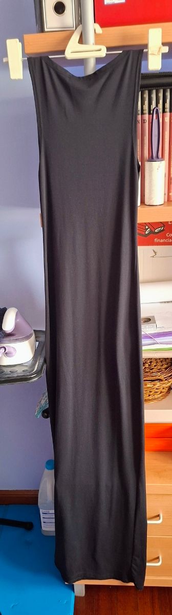 Abito tubolare senza maniche Pull&Bear nero