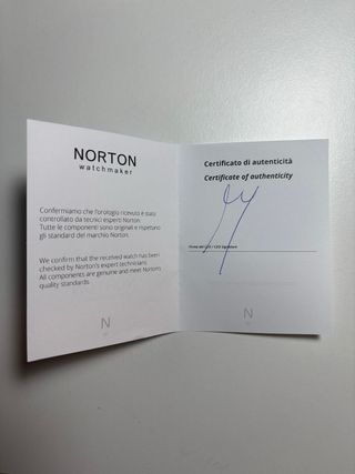 Norton Lucio Automático Azul