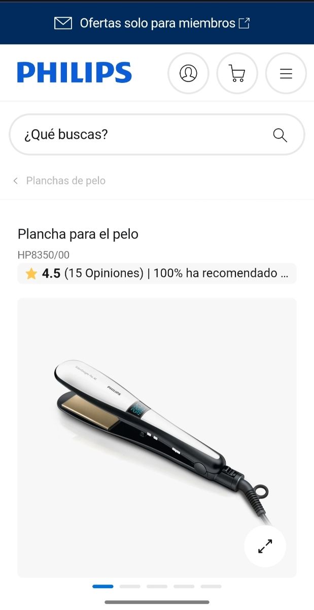 Plancha Pelo Philips SalonStraight Pro XL