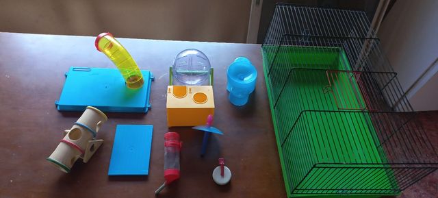 Jaula para hámster con accesorios OPORTUNIDAD