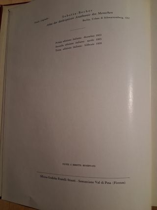 Atlante di Anatomia descrittiva dell'uomo.