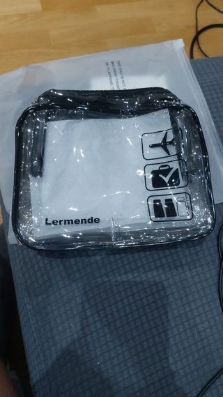  5 Bolsas Transparentes Viaje Lermende