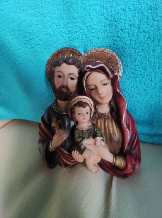 Figura Sagrada Familia Antigua