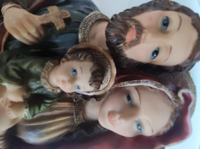 Figura Sagrada Familia Antigua