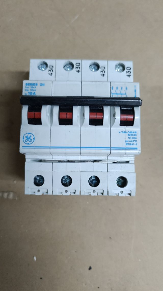 Magnetotérmico GE Serie GII 16A