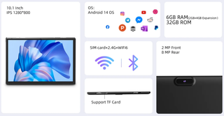 Tablet Peicheng ZB10S 10.1 6GB RAM 32GB ROM