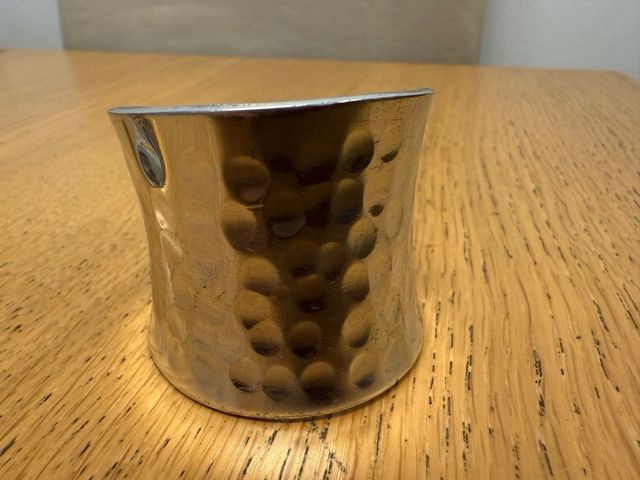 Servilleteros de metal plateado 8 unidades