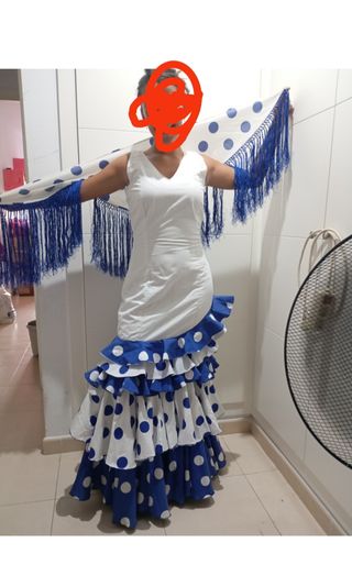 Traje Flamenca Gitana Sevillana