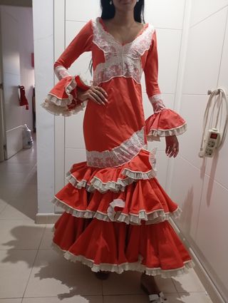 Traje Flamenca Gitana Sevillana