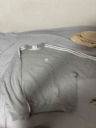 Sudadera Adidas Oversize Gris