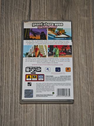 Pack Juegos PSP GTA Vice City + WWE SmackDown
