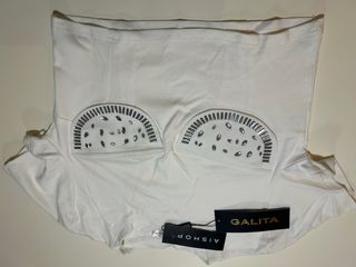 Top Galita Blanco con Pedrería