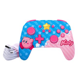 Mando Nintendo Switch Kirby Azul y Rosa