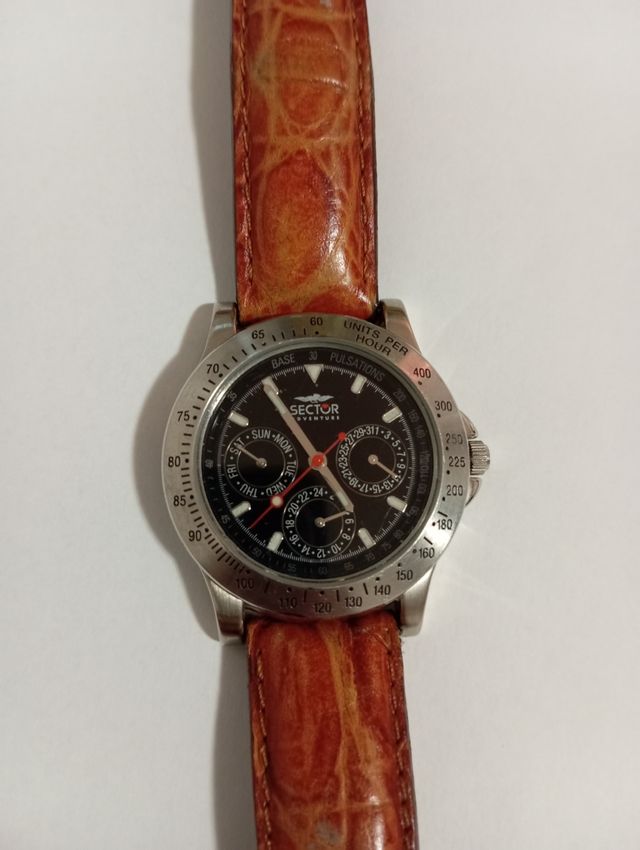 Orologio Sector Uomo Pelle Marrone