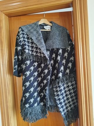 Cárdigan Bimba y Lola XS Houndstooth Oversize