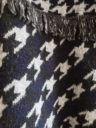 Cárdigan Bimba y Lola XS Houndstooth Oversize