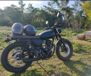 Moto Mutt Fat Sabbath 125cc Negra