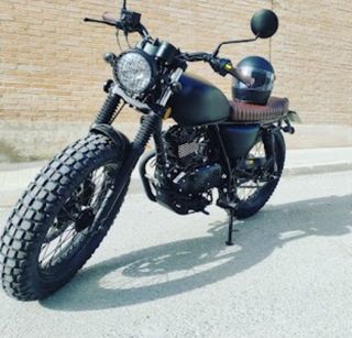 Moto Mutt Fat Sabbath 125cc Negra