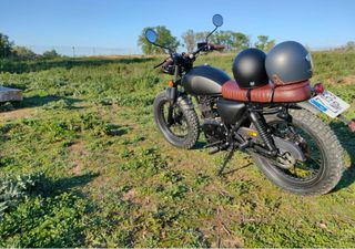 Moto Mutt Fat Sabbath 125cc Negra