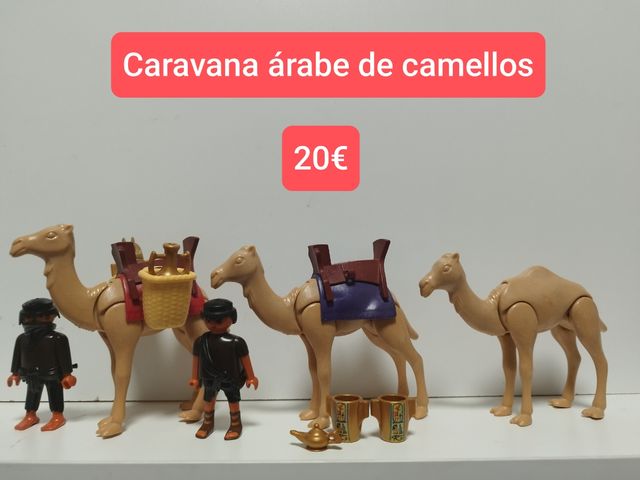 Lote caravana árabes camellos Playmobil