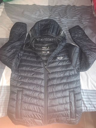 Chaqueta Hollister Negra Talla S