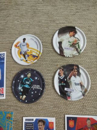 Lote cromos y rappers fútbol