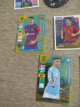 Lote cromos y rappers fútbol