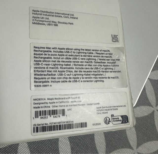 Teclado Apple Magic con Touch ID Español