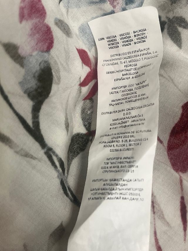 Abito lungo floreale