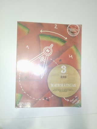 Libro matemáticas 3 ESO