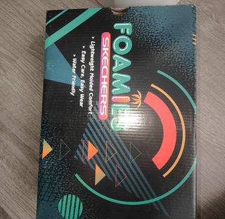 Zuecos Skechers Foamies Talla 42 Negros