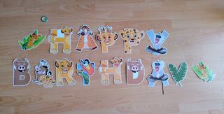 Decoración Feliz Cumpleaños El Rey León