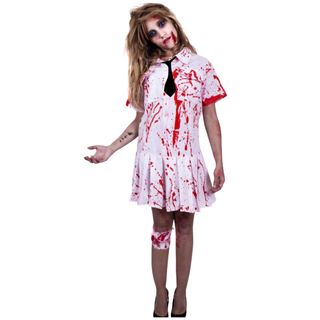 Disfraz Zombie Sangriento Vestido Talla Única S/M