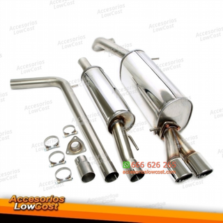 Sistema TA Technix de acero inoxidable 2x80mm apt