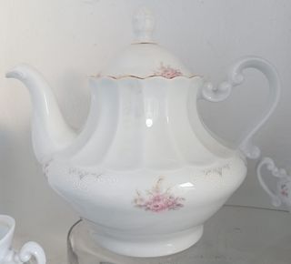 Juego de café antiguo de porcelana