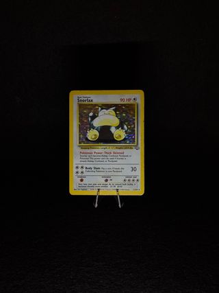 Carta Pokémon Snorlax Holo Base Set