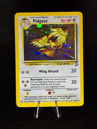 Carta Pokémon Pidgeot Holo Base Set 2