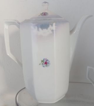 Antiguo juego de café de porcelana