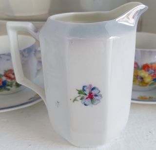 Antiguo juego de café de porcelana