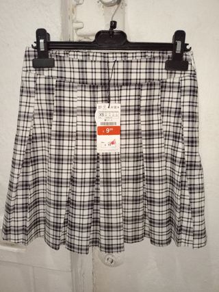 Falda de cuadros XS/34